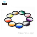 Filtre de couleur progressif pour appareil photo